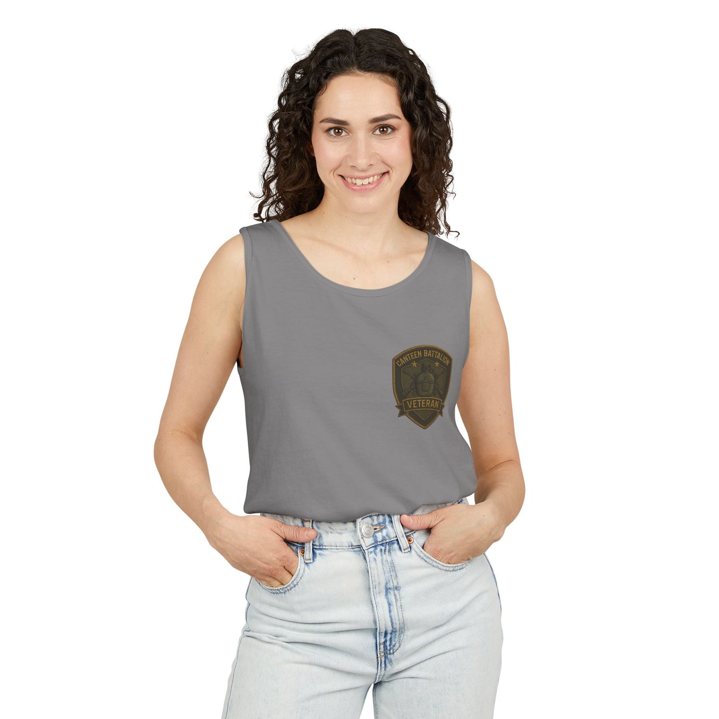 Canteen Battalion Veteran Tank Top