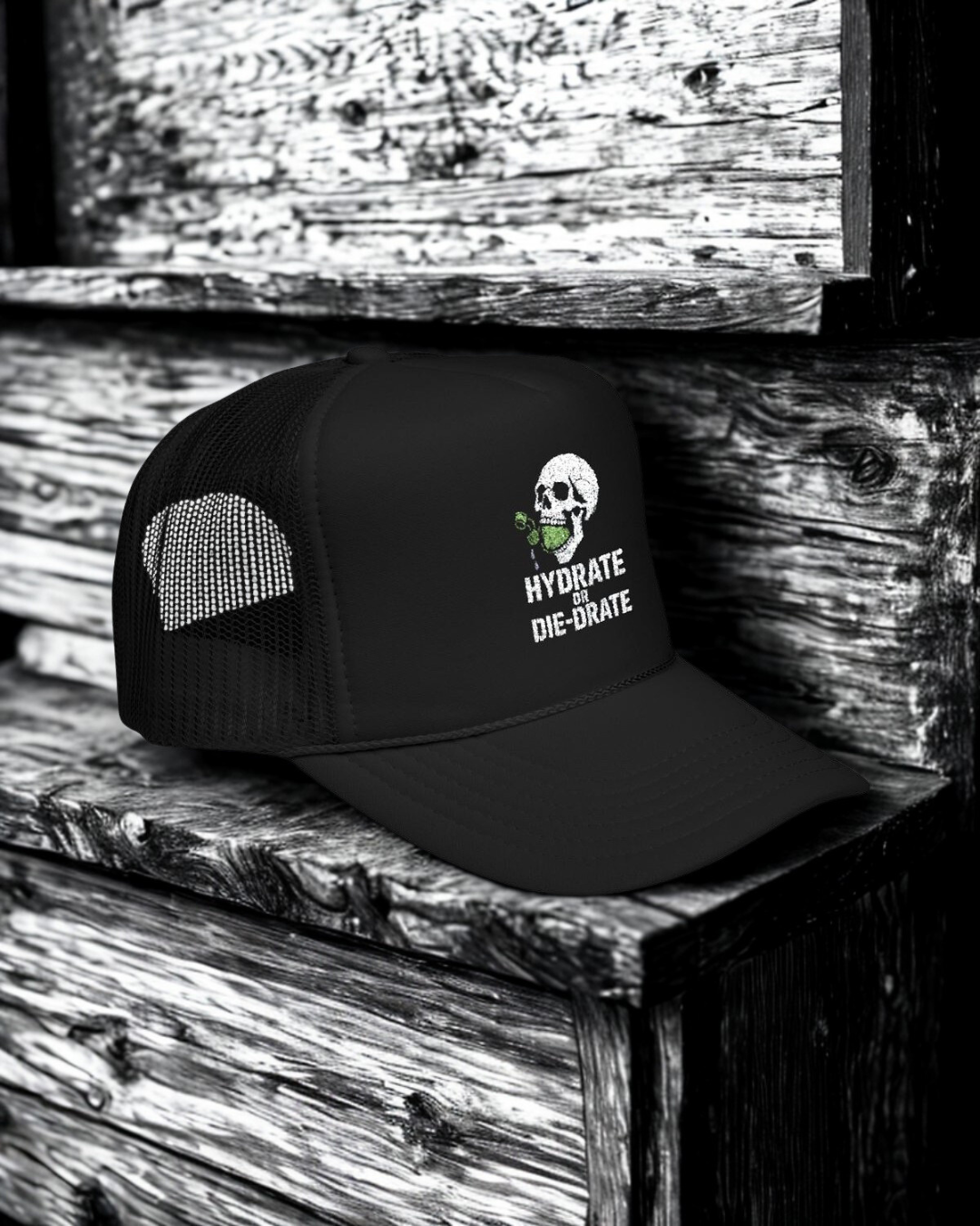 Hydrate or Die-drate Trucker Hat