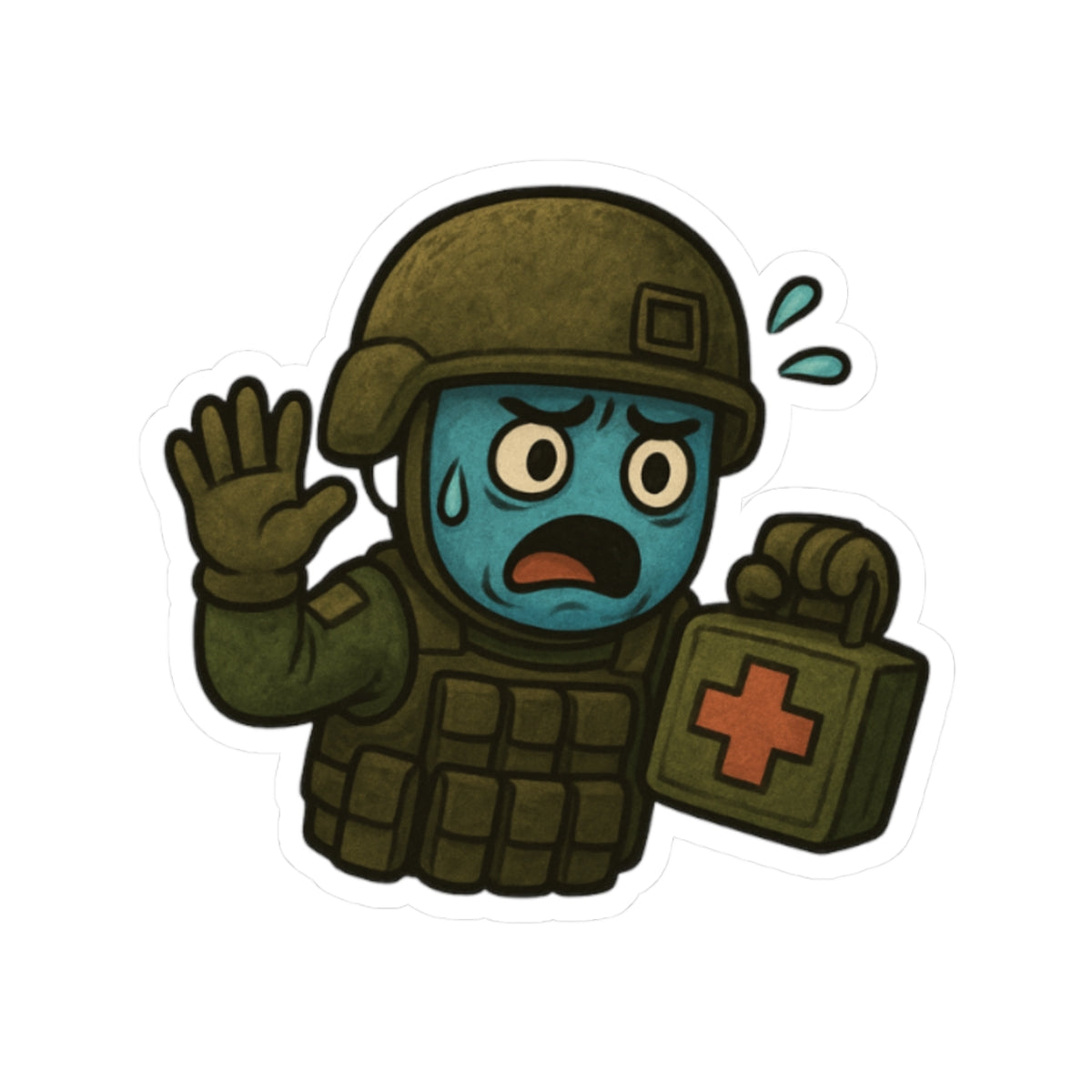 MEDIC! Bottl3 emote sticker