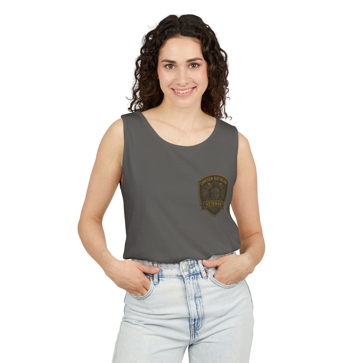 Canteen Battalion Veteran Tank Top