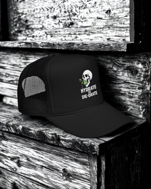 Hydrate or Die-drate Trucker Hat