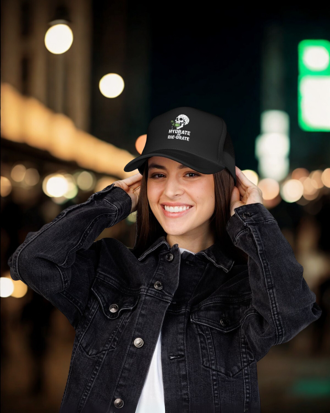 Hydrate or Die-drate Trucker Hat