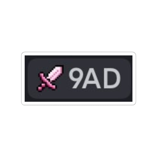 9AD Discord Tag Sticker